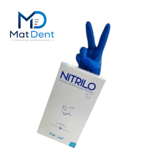 GUANTES DE NITRILO AZUL COBALTO C/50 PARES. UNISEAL