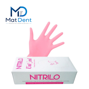 GUANTES DE NITRILO ROSA C/50 PARES. UNISEAL