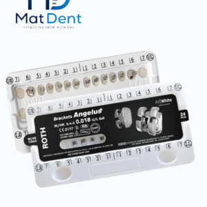 BRACKETS ALLWHITE ANGELUS c/tubos Sistema Roth, slot 0.022”