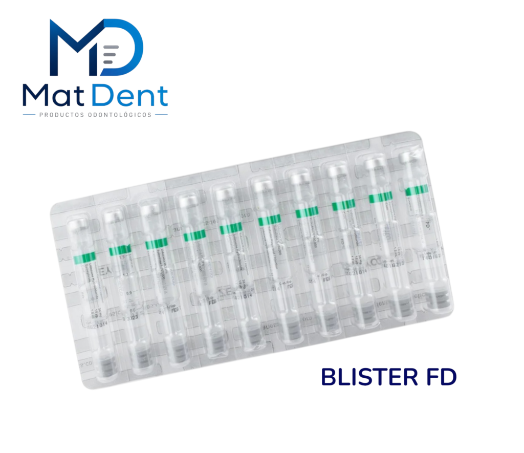 BLISTER, LIDOCAINA FD 2% C/50 CARTUCHOS PLASTICOS. ZEYCO